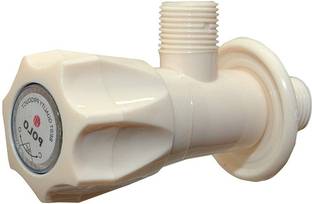 Prestige Polo PVC Angle Cock White Pack Of 1 Angle Cock Faucet