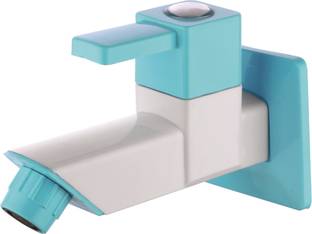 Rg Kaizen Square Collection Heavy Duty P.T.M.T. Hot & Cold Water Bib Tap Faucet Bib Tap Faucet