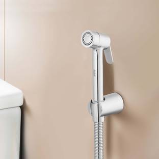 RUHE 18-0110 Weber Jet Spray With 1m S.S Pipe (Stretchable up to 1.2m) & Wall Hook Health  Faucet