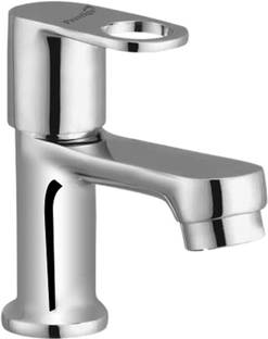 Prestige Square Prime Brass Pillar Cock Chrome Silver plated Pillar Tap Faucet