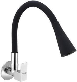 Prestige Orion Flexo SmartBuy Flexible Sink Faucet - Flxo Play (With 360 Degree Flexible Silicon Hose & Dual Flow Pattern) Cold Water Tap Black Pillar Tap Faucet