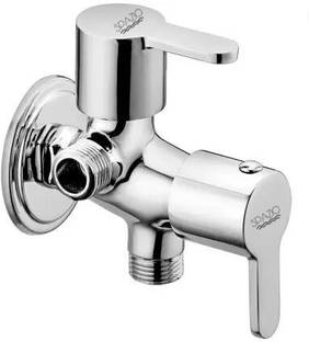 Spazio Premium Quality Brass Fusion Angle Cock 2 Way Wall Mount (Pack of 1) Angle Cock Faucet