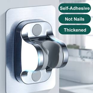 Kyari - Self Adhesive Chrome plated HOLDER for Health Faucet/ Hand Shower HL104 - Self Adhesive Chrome...