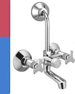 MAYUR ÖCICH WALL MIXER {HEAVY DUTY} BEND PIPE - 6' RAIN SHOWER SET (CLICK SOUND DIVERSION) TAPS FOR BATHROOM [SHOWER COMPLETE SET] bathroom mixer [SHOWER MIXER} Mixer Faucet