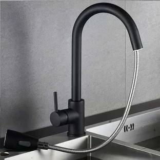 Kyari - Lux Hot & Cold Water Single Lever Kitchen Sink Mixer Pull out 2 Mode Tap For Kitchen Sink Kitchen Mixer Faucet