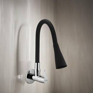 Spazio SmartBuy Fusion Sink Cock-Flxo Play With 360 Degree Flexible Black Silicon Swivel Spout & Dual ...