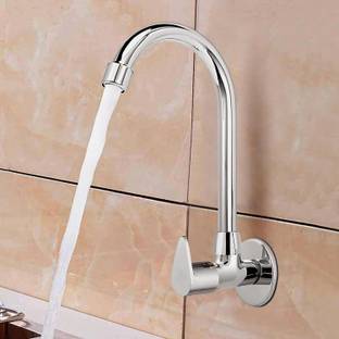 AeoFit Sink Cock tap Fusion Stainless steel for wash basin Kitchen Sink Cock Tap pack of 1 Pillar Tap ...