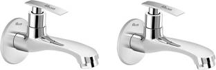 Alturas by Clinton Brass Ocean Long Body for Bathroom, Water Tap Chrome Finish (Set of - 2) Bib Tap Faucet