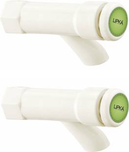 Lipka ALLIED PTMT Push Cock (Ivory Colour) - Pack Of 2 Push Cock Faucet
