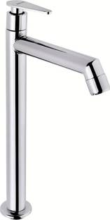 ENICET by Enicet Bathware 12 Inch High Neck Pillar Cock, Brass Build, Leak proof, Chrome Plated Table top tap, Wash basin pillar tap,Best table top faucet Sink Tap Faucet