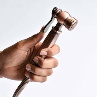 InArt by Inart Health Faucet for Bathroom,Premium Jet Spray with 1 mtr SS Hose Pipe and Holder, Superior Low Water Pressure Performance, Easy Grip Design(Antique Copper) Health  Faucet