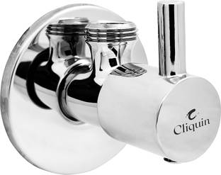Cliquin CAV002-Florentine Zinc Alloy Angle Valve Stop Cock with Wall Flange Angle Cock Faucet