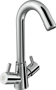 RN RNBTCH0015 Brass Center Hole Basin Mixer for Hot & Cold Water - Tap for Washbasin Basin Mixer Faucet