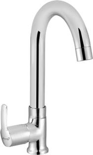 Prestige Q3 Swan Neck Chrome Plated Wash Basin Sink Cock Tap Faucet Pillar Tap Faucet
