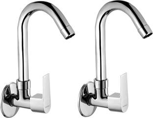 COSWARE Prime Sink Cock Tap (Brass) Pack OF 2 Easy To Move 360 Degree-Dec Pillar Tap Faucet
