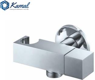 KAMAL Premium Angle Valve with Holder Schön | Full Brass | Angle Cock Faucet