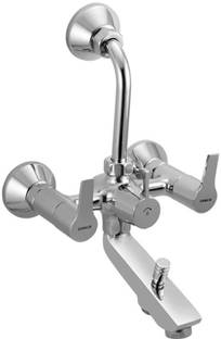 जक़ुआर Essco Brass 3 in 1 Faucet with Provision for Overhead Shower वॉल मिक्सर नल