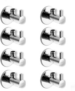 KAMAL Full Brass Angle Valve -FLT|Mirror Finish Faucet for Bathroom & Geysor | With Wall Flanges | Qua...