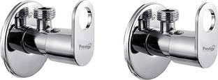 Prestige Premium quality stainless steel Prime Valve Tap Chrome Plated Pack of 2 Angle Cock Faucet