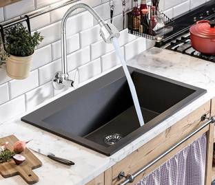 Oleanna Divine (Brass) Kitchen Sink Spray Spout Flexible Sink Cock with Flange |SS 304 Flexible Spout 360 degree Dual Flow Flex Sink Cock Flexible Sink Cock Pillar Tap Faucet