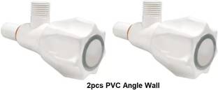 fastgear by Fastgear PVC Angle Valve Tap for Bathroom/Geyser/Kitchen/Toilet Sheet Water Tap Faucet Set