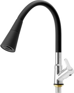 Prestige Fusion Dual Flow Brass Swan Neck Tap with 360 degree Swivel Spout for Kitchen Sink-Set of 1 P...
