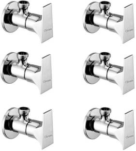Oleanna GLOBAL-OGLAC-set_6 Global Angle Cock faucet tap With Wall Flange (Pack of 6 ) Angle Cock Fauce...