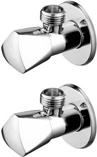 Nenoware Trigon brass angle valve set of 2 pic 017 Turn Water Control Valve for Faucet & Toilet Angle ...