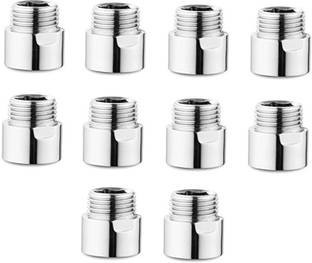 Clinton BRASS 1 INCH" EXTENSION NIPPLE FOR PIPE FITTINGS (PACK OF-10) Stop Cock Faucet