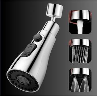 COSWARE Tap Extender for Kitchen, 720° Rotating Faucet Aerator with 3-Mode Water Flow Brass & ABS Swivel Tap Extension for Easy Cleaning & Water Saving (Tap Extender) Spout Faucet