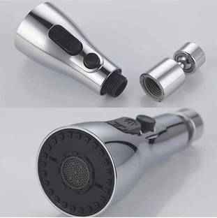clayplus Faucet head Universal Kitchen Faucet 3-Function Pull Down Sink Sprayer Aerator Foam Flow Faucet