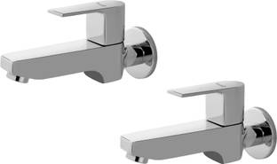 Prestige Aris Brass Long Body Tap For Bathroom with Wall Flange (Pack of 2) Aris Brass Long Body Tap For Bathroom and Kitchen with Wall Flange (Pack of 2) Bib Tap Faucet