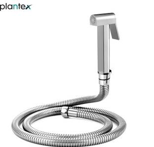 Plantex Solid Brass Health Faucet with 1 Meter Flexible Hose Pipe for Bathroom (Chrome) Health  Faucet