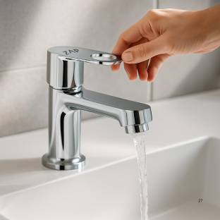 ZAP Felix Brass Cock For Kitchen Sink Wash Basin Pillar Tap Faucet