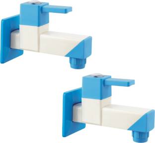 Sanituf by Sanituf LONG SQUARE COLLECTION HEAVY DUTY P.T.M.T.(PACK OF 2) HOT & COLD WATER LONG SQUARE COLLECTION HEAVY DUTY P.T.M.T. Bib Tap Faucet