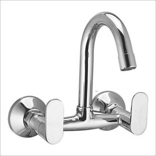 फास्टगियर Brass Onyx Sink Mixer Swivel Casted Hot & Cold Water with 360 Degree Adjustable Spout Suitab...