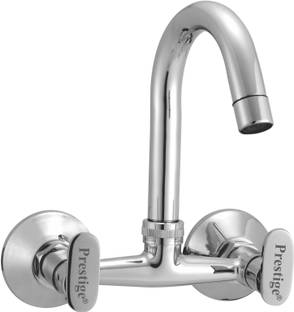 Prestige Brass Snow Sink Mixer Chrome Silver plated Tap Pillar Tap Mixer Faucet Kitchen Mixer Faucet