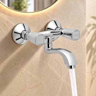 Hindware by Hindware Dove Hot & Cold Water Mixer | Without Provision for Overhead Shower Made of Brass...