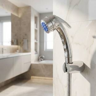 KAMAL Health Faucet Enigma With Shower Hose & Wall Hook ABS & Stainless Steel | hand shower for toilet | jet spray Health  Faucet