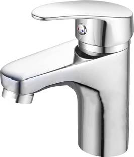 Fossa FSLF - 001 Taps for Bathroom Sink Chrome Basin Mixer Tap Brass Modern Single Handle Basin Mixer Faucet