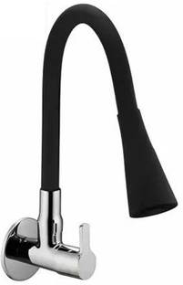 Spazio SmartBuy Fusion Sink Cock-Flxo Play And 360 Degree Flexible Black Silicon Swivel Spout & Dual F...