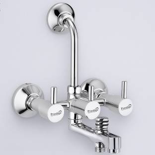 Prestige Dove Telephonic 3 in 1 Wall Mixer Chrome Plated Tap Brass Wall Mixer Faucet