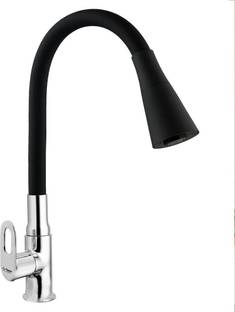Flipkart SmartBuy FKSN0309-Venna Flexible Brass Swan Neck Faucet with 360° Swivel Black Silicon Spout Dual Flow Swan Neck  Faucet