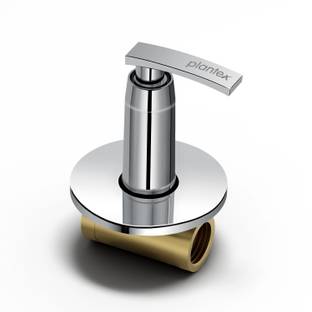 Plantex Pure Brass COL-1006 Concealed Stop Cock for flush - 15mm (Mirror-Chrome Finish) Stop Cock Faucet
