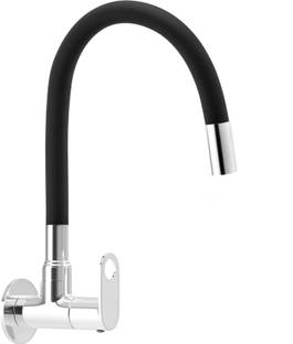 fastgear Turbo Brass Sink Tap Pack OF 2 (With 360 Degree Flexible Silicon Hose & Dual Flow Pattern) Co...