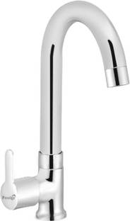 Prestige Admire Swan Neck Chrome Plated Wash Basin Sink Cock Tap Pillar Tap Faucet
