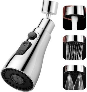 BUYERZONE WITH BZ LOGO Faucet Splash Head Universal Kitchen Faucet 3-Function Pull Down Sink Sprayer Attachment for Faucet Nozzle Cock Faucet