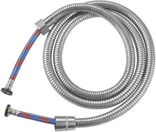 KURIC SS-304 Grade Flexible Shower Hose, Explosion-Proof Pull-Out Shower Tube,1.5 Mtr Health Faucet Tube for Bathroom (1.5 mtr, Chrome Finish) Health  Faucet