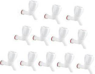 Bromo by Bromo Pvc bib Taps 12 pack pvc taps for bathroom standard size 1/2" - Short Body Bib Tap Faucet