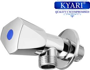 Kyari - Lux Polygon Angle Valve With Brass Disk - AV809 Angle Cock Faucet